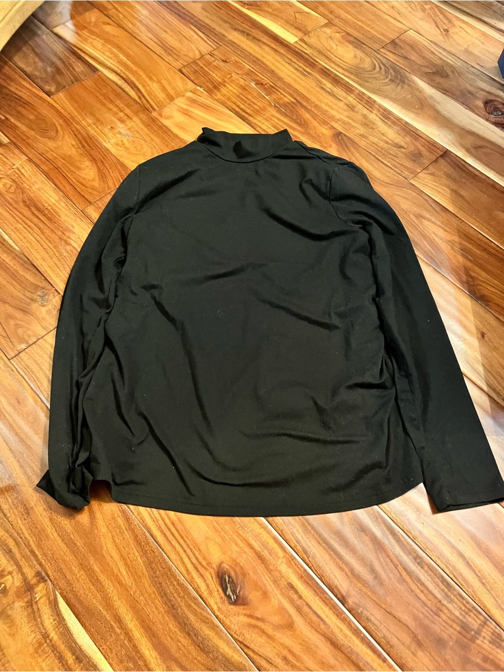 Women’s shein mock neck long sleeve black shirt. Size xl